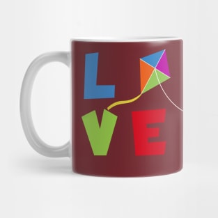 Kite flying love Mug